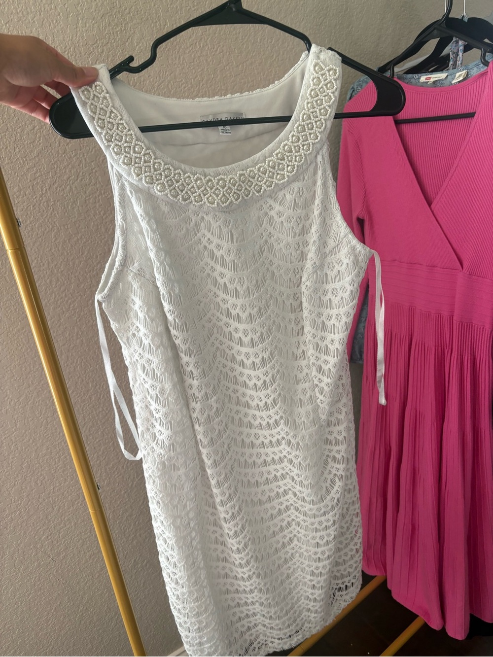 Sandra Darren Midi Elegant Midi Dress